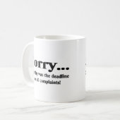 残念 コーヒーマグカップ (正面左)