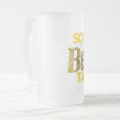 残念…曇らされたガラスのマグを話すビールである フロストグラスビールジョッキ (正面左)