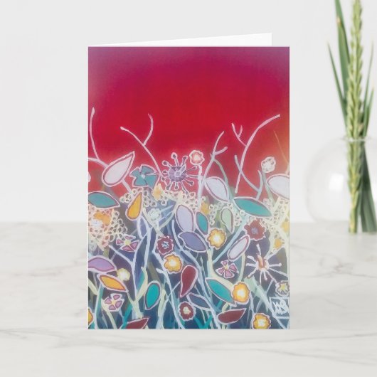 残暑 カード (正面)