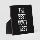 残最高のりない – ジム、ハッスル、成功 フォトプラーク (正面)