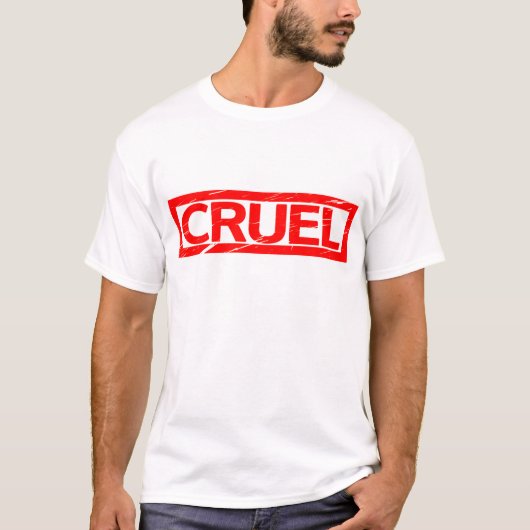 残虐な切手 Tシャツ (正面)