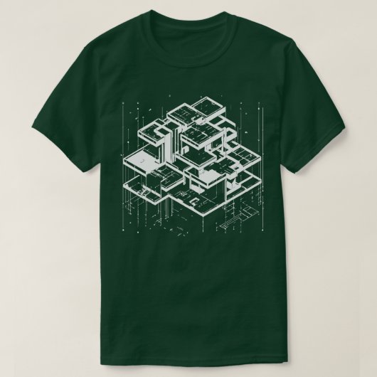 残虐性建築 Tシャツ (デザイン正面)