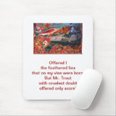 残酷なマス絵画トと詩のマウスパッド マウスパッド (マウス)