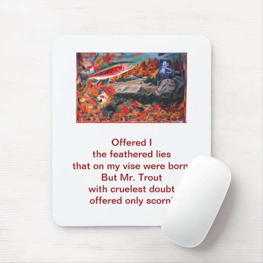 残酷なマス絵画トと詩のマウスパッド マウスパッド (マウス)