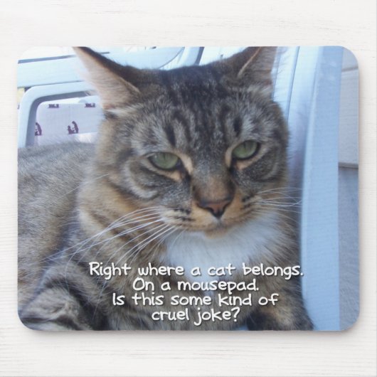 残酷な冗談 マウスパッド (正面)