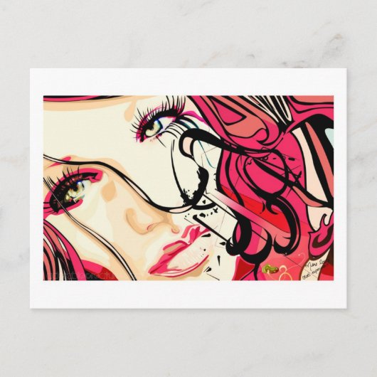 残酷な実験はがき ポストカード (正面)