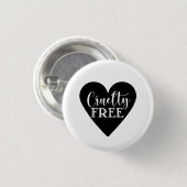 残酷な自由ハート 缶バッジ (正面&裏面)