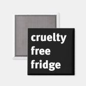 残酷な自由冷蔵庫 はっきりした マグネット (正面/裏面)