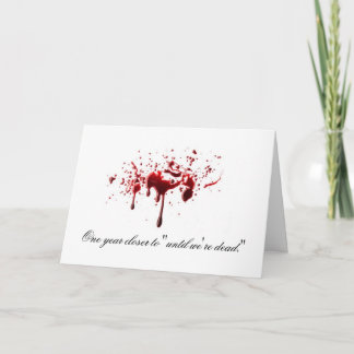 残酷な記念日カード カード