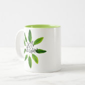 残酷の自由なビーガンのマグ、100%年のビーガン ツートーンマグカップ (正面左)