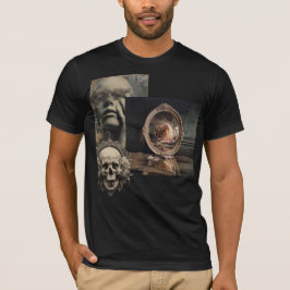 残響の聖櫃 – 神秘のコラージュTシャツ Tシャツ