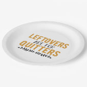 残飯は支離滅裂だ ペーパープレート (アングル)