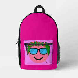 残高しきい値プリントカットソーバッグ プリントバックパック