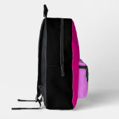 残高しきい値プリントカットソーバッグ プリントバックパック (左)