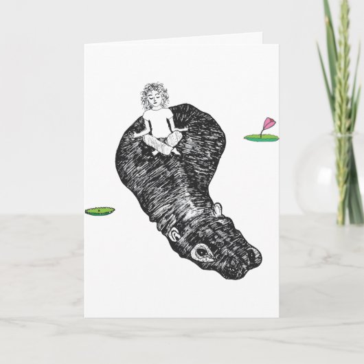 残高の検索 – グリーティングカード (正面)