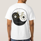 残高の検索/陰陽自転車 Tシャツ (裏面)