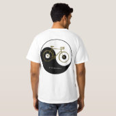 残高の検索/陰陽自転車 Tシャツ (裏面フル)