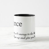 残高の辞書定義 マグカップ (中央)