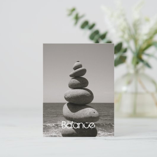 残高はがき ポストカード (スタンド正面)