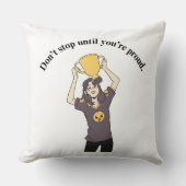 残高を検索しストップます誇りを持った クッション (正面)