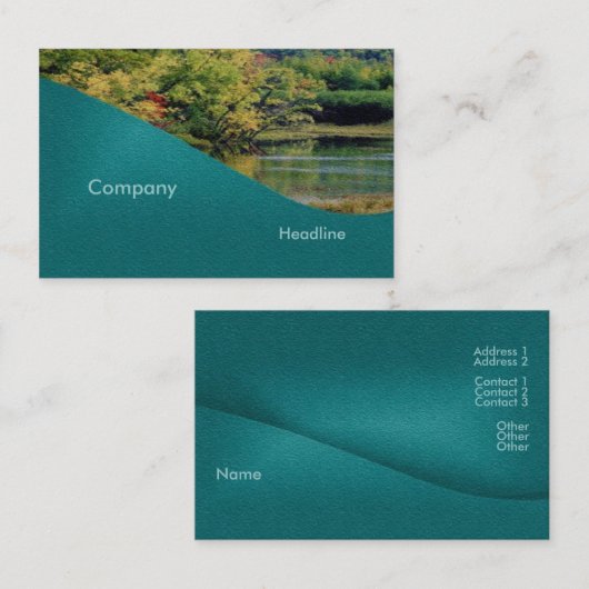 残高プロファイルカード 名刺 (正面/裏面)