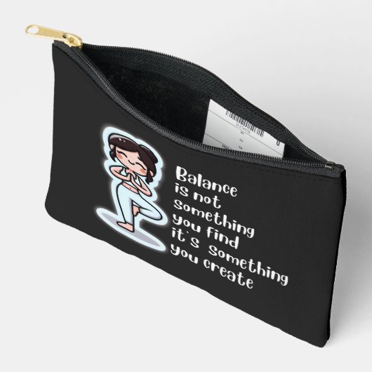 残高 アクセサリーポーチ (見開き)