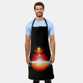 残高 エプロン (着用した状態)