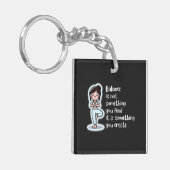 残高 キーホルダー (正面左)