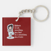 残高 キーホルダー (裏面)