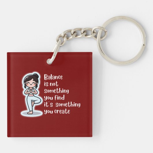 残高 キーホルダー (裏面)