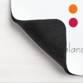 残高 – シンプルチャクラ明細マウスパッド マウスパッド (コーナー)