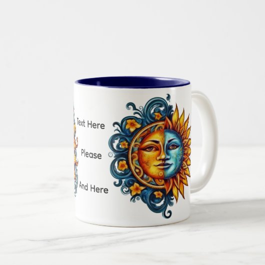 残高 ツートーンマグカップ (正面右)