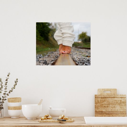 残高 ポスター (キッチン)