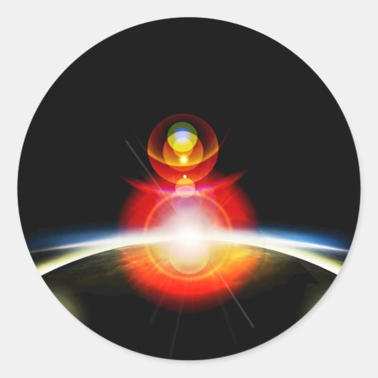 残高 ラウンドシール (正面)