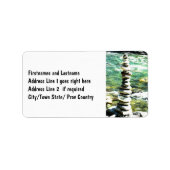 残高。 ラベル (正面)