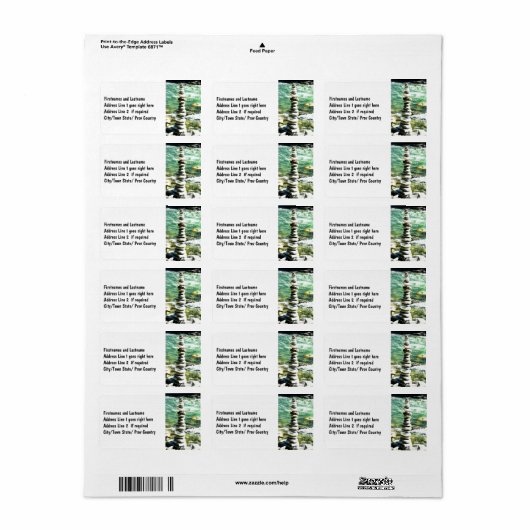 残高。 ラベル (フルシート)