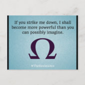 殴ってくれ ポストカード (正面)