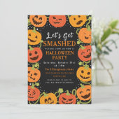殴られちゃおう大人ハローウィンパーティ招待状 招待状 (スタンド正面)