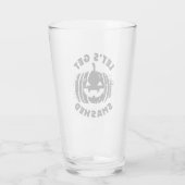 殴られよう |飲みおもしろい引用文ハロウィーン タンブラーグラス (裏面)