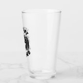 殴られよう |飲みおもしろい引用文ハロウィーン タンブラーグラス (左)