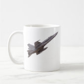 殴打か要撃飛行隊VFA-34のマグ コーヒーマグカップ (左)