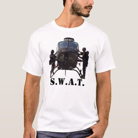 殴打のヘリコプター、S.W.A.T. Kimberの1911年のピストル Tシャツ (正面)
