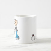 殴打のマグのためにボーリングをすること コーヒーマグカップ (中央)