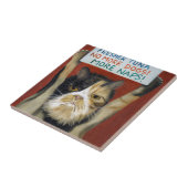 殴打の猫 タイル (側面)