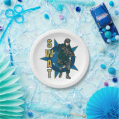 殴打の警官 ペーパープレート (パーティー)