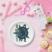 殴打の警官 ペーパープレート (パーティー)