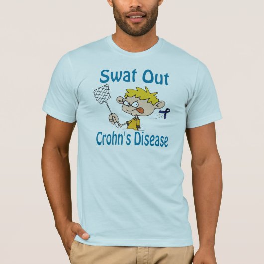 殴打のCrohn'S病気のワイシャツ Tシャツ (正面)