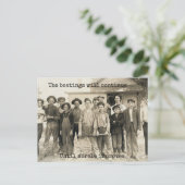 殴打は士気が上がるまで続く ポストカード (スタンド正面)