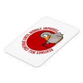 殴打は士気が高まるまで続く マグネット (左側)