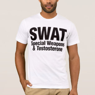 殴打、特別な武器およびテストステロン Tシャツ